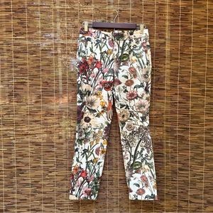ZARA Floral Pants